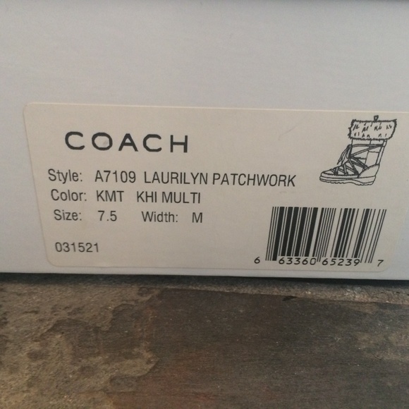 Coach Laurilyn Patchwork Boots - Picture 7 of 7